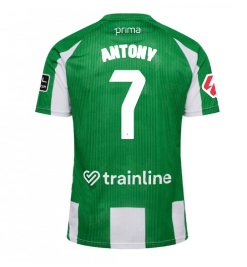 Real Betis Antony #7 Hjemmedrakt 2025-26 Korte ermer Real Betis Antony #7 Hjemmedrakt 2025-26 Korte ermer
